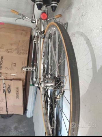 Bicicletta Ganna d'epoca collezionein alluminio - Foto 4