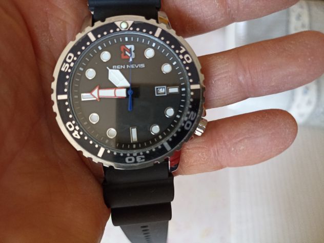 Orologio Sportivo Impermeabile Uomo Silicone Quarzo Calendario - Foto 5