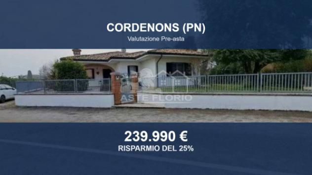 Immobile in asta di 245 m² con più di 5 locali e box auto in vendita a Cordenons