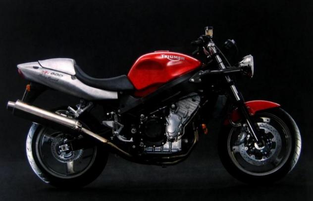 TRIUMPH BABY SPEED 600 COPPIA RISER SUPPORTO MANUBRIO HANDLEBAR 2002 2003 - Foto 4