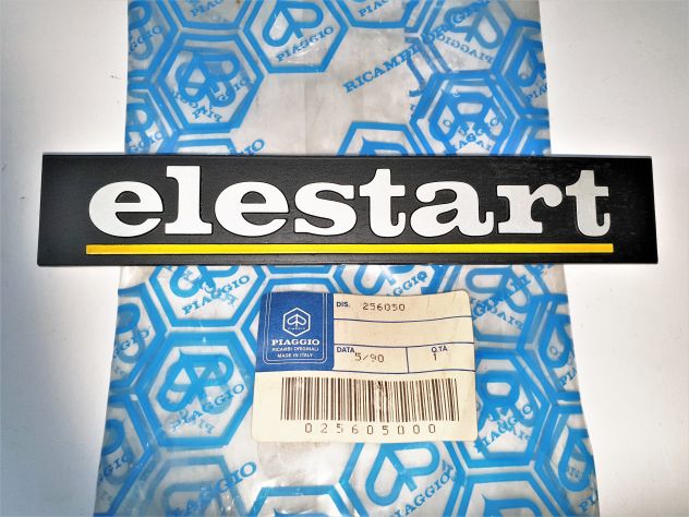TARGHETTA “ELESTART” PER PIAGGIO APE 50 FL – TL6