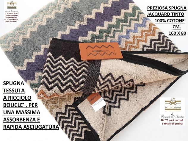 TELI SPUGNA MISSONI 3 MODELLI , mare , bagno , piscina ecc. - Foto 5