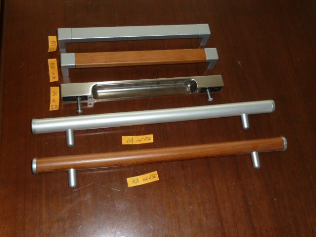 Maniglieria stock acciaio alluminio legno - Foto 6