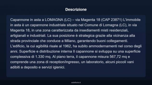 Immobile in asta di 1330 m² in vendita a Lomagna - Foto 10