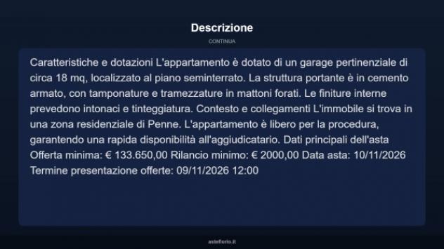 Immobile in asta di 108 m², box auto in vendita a Penne - Foto 16
