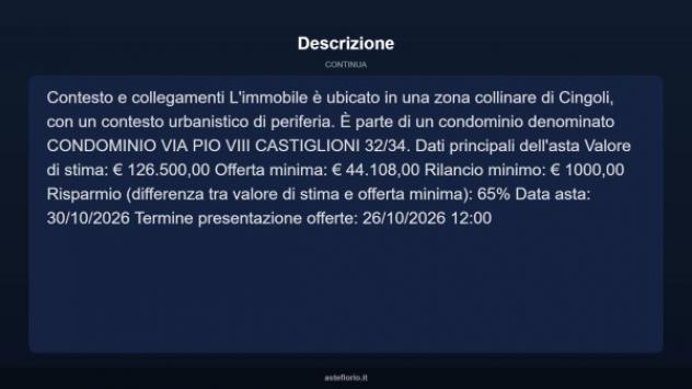 Immobile in asta di 101 m² in vendita a Cingoli - Foto 8
