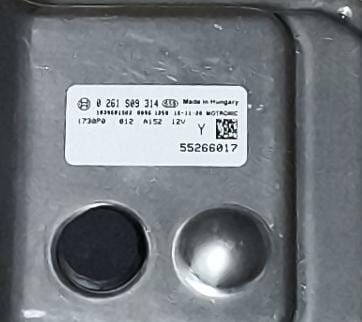 0261S09314 ECU CENTRALINA MOTORE FIAT DOBLO 1.4 ME17.3.0 55266017 - Foto 2