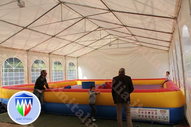 STRUTTURE IN PVC 8 X 20 X 4,4 MT. USO CERIMONIE FESTE PROFESSIONALI - Foto 5