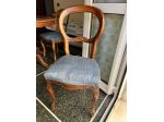 Sedie foderate in legno stile antico