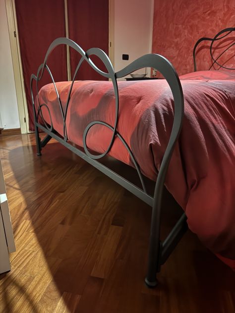 Letto matrimoniale in ferro battuto Bontempi - Foto 3