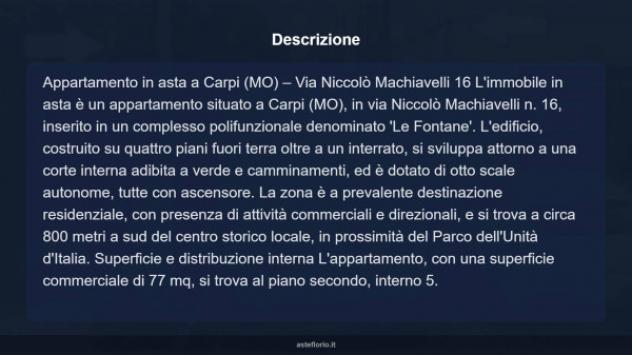 Immobile in asta di 77 m² in vendita a Carpi - Foto 7