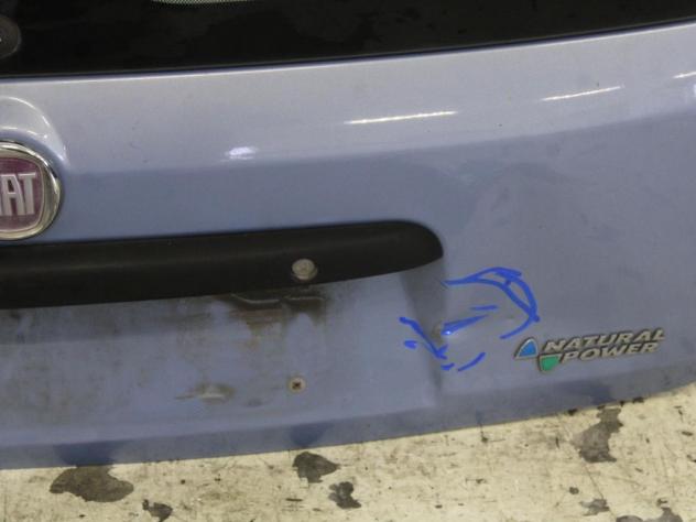 46827172 PORTELLONE COFANO POSTERIORE BAULE FIAT PANDA 1.2 M 44KW 5M 5P (2009) RICAMBIO USATO AMMACCATO, CON LUNOTTO - Foto 6