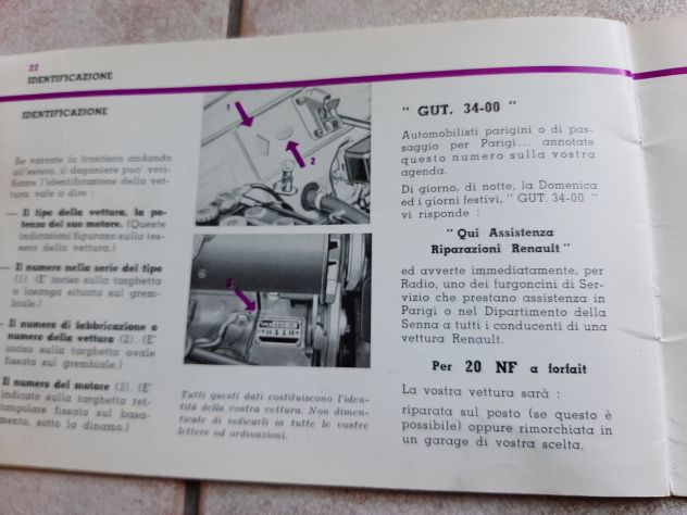 RENAULT R3/R4/R4L LIBRETTO USO E MANUTENZIONE ORIGINALE - Foto 6