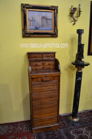 schedario classificatore a serrandina con piano di scrittura a rullo - Foto 4