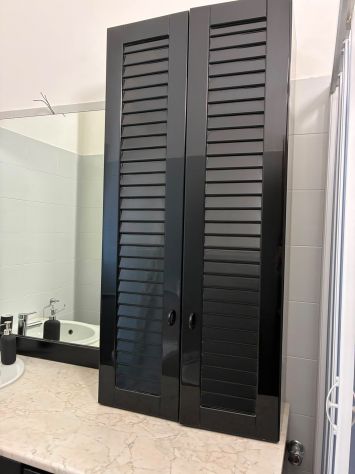 Mobile bagno completo nero lucido - Foto 2