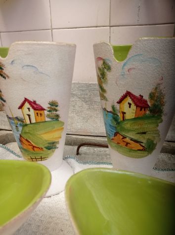 Set di vasi in terracotta dipinta - Foto 2