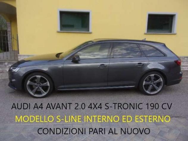 AUDI A4 Avant 40 2.0 tdi S-LINE quattro 190cv s-tronic rif. 23546637 - Foto 2