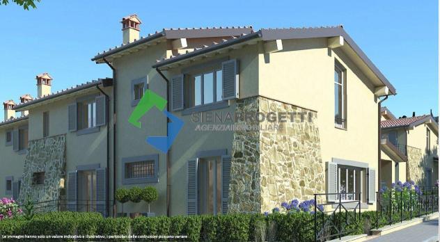 Appartamento di nuova costruzione al piano terra con giardino ad Uopini, Siena. - Foto 4