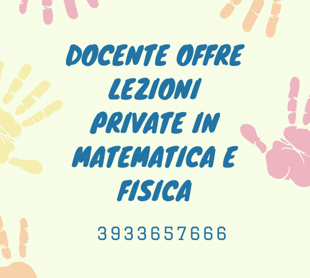Ripetizioni di Matematica Fisica e Chimica da un Docente