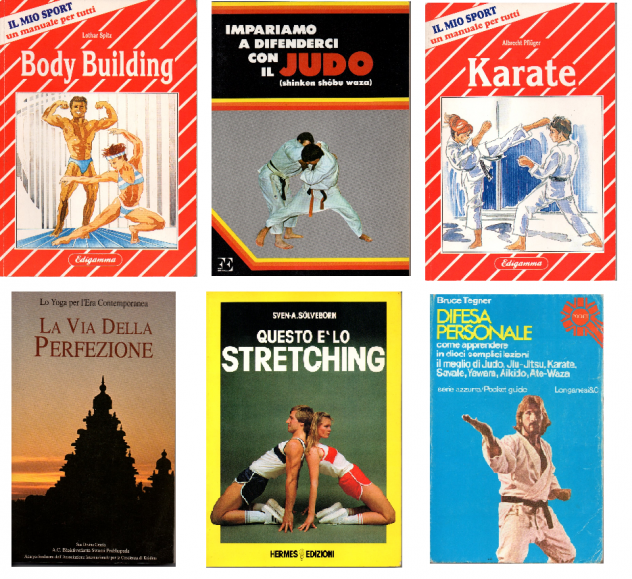 Libri sportivi (6pz) seminuovi