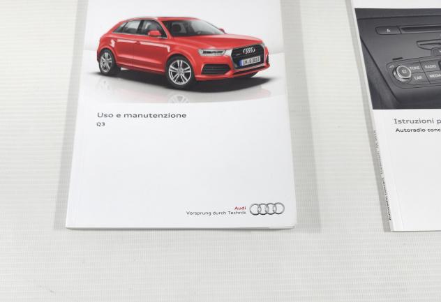 LIBRETTO USO E MANUTENZIONE AUDI Q3 Serie (8UG) 8U0012750AD (14) - Foto 2