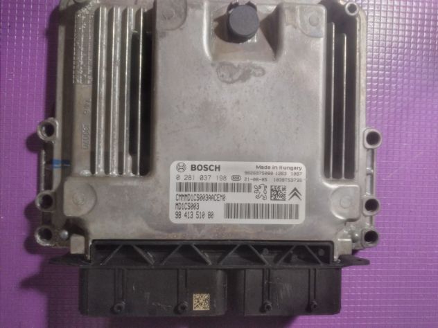 CENTRALINA ORIGINALE MOTORE ECU PEUGEOT 508 2021 0281037198 Centralina motore P - Foto 5