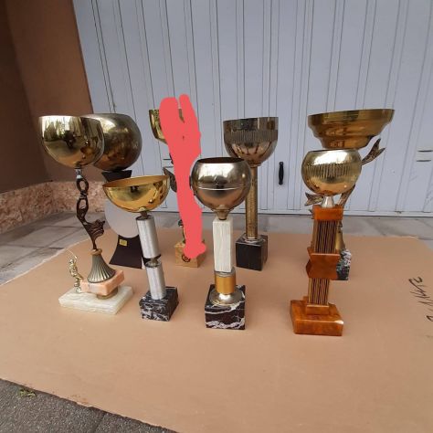 7 trofei vintage vinti a gare di pesca - Foto 2