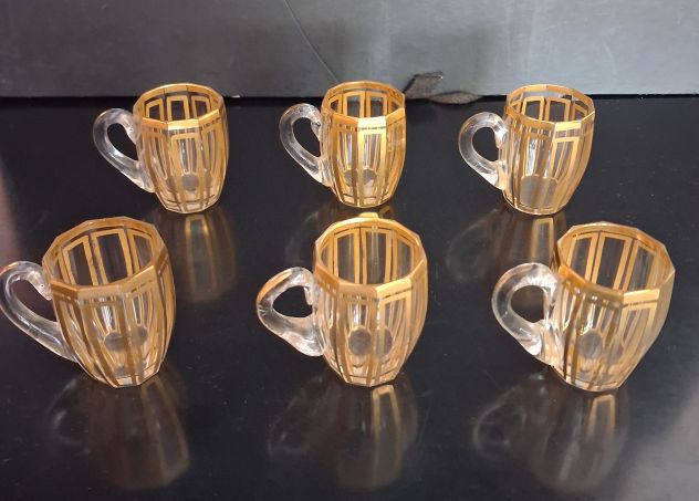 Set da liquore Baccarat modello Cannelures presente nel cataloghi del 1916 co