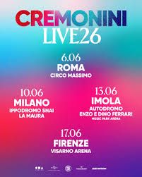 Biglietti Cesare Cremonini Roma 6 giugno 2026 PIT