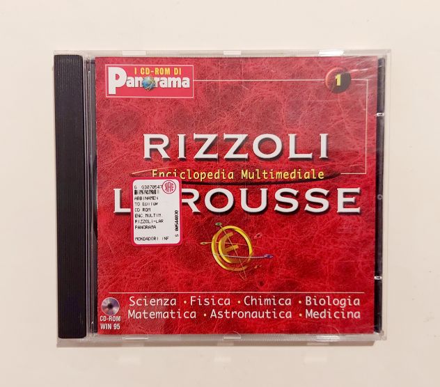 CD-ROM DI PANORAMA N.1 RIZZOLI LAROUSSE ENCICLOPEDIA MULTIMEDIALE
