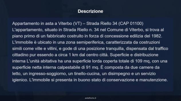 Immobile in asta di 109 m² in vendita a Viterbo - Foto 10