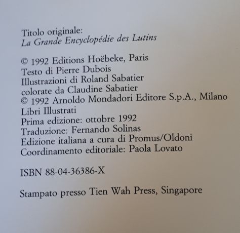 La GRANDE ENCICLOPEDIA  dei FOLLETTI, 1^ edizione 1992. - Foto 7
