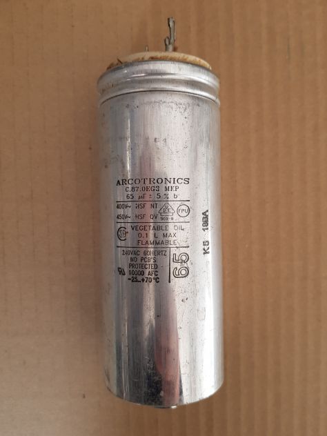 Condensatore 65uf 50/60Hz (11 DISP.) - Foto 2
