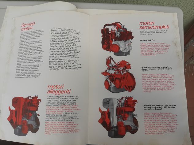 FIAT 1100  DATI PRINCIPALI PER LE RIPARAZIONI ANNO 1970 ORIGINALE - Foto 3