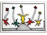 Quadro Keith Haring dipinto a mano pop art
