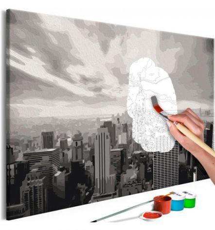 Quadro Fai Da Te 60x40 Cm. New York N.3 ARREDALACASA Spedizione Gratis - Foto 2