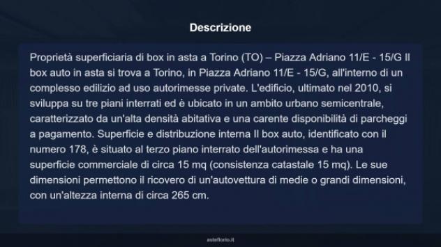 Immobile in asta di 15 m² in vendita a Torino - Foto 4