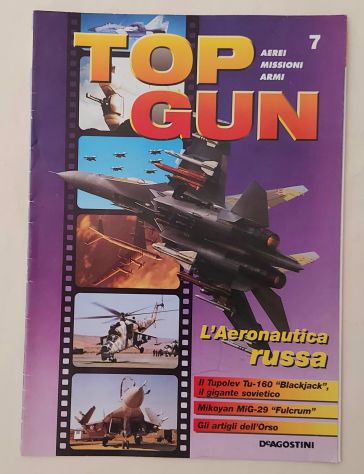 Stock riviste Top Gun da 1 a 7: Aerei Missioni Armi Ed.De Agostini, 1998 - Foto 2