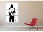 Quadro moderno Johnny Cash dipinto a mano pop art