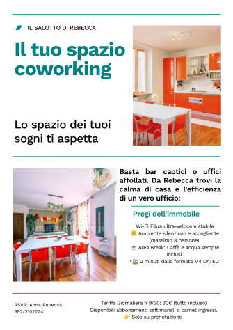 spazio per il tuo lavoro in centro a milano