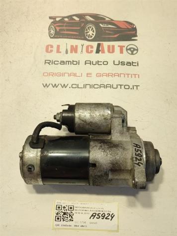 MOTORINO D' AVVIAMENTO MITSUBISHI ASX 1° Serie M001TA0371 1810A125 4N13 diesel 1798 (10) - Foto 3