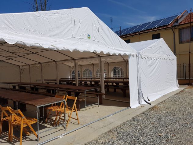 Tendoni 8 x 12 x 3,6 mt. Emergenza Covid19 per Mense, Ristoranti, Chioschi, Bar - Foto 4