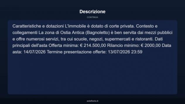Immobile in asta di 149 m², box auto in vendita a Roma - Foto 9