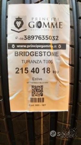 4 gomme 215 40 18 BRIDGESTONE A885 - Foto 2