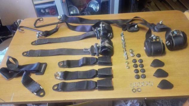 Cinture Sicurezza anteriori posteriori Fiat UNO 2 Serie 90 3 P. - Foto 2