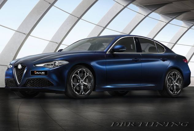 Cerchi lega 19 modello AVUS AC-520 Black Pol Alfa Giulia Stelvio Giulietta - Foto 5