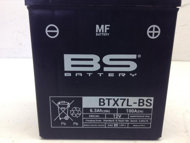 PIAGGIO VESPA PRIMAVERA E5 50 BATTERIA BTX7L-BS 12 V 6 AH 2020 2023 CD0100 - Foto 2