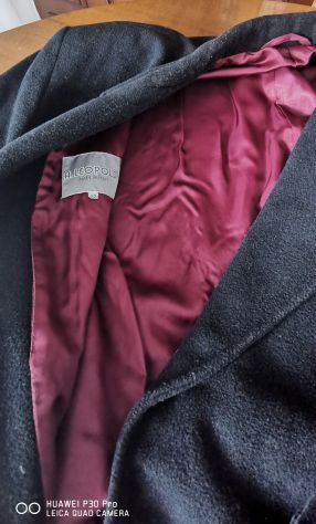 CAPPOTTO IN LANA NERO - Foto 3