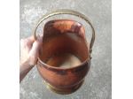 Secchiello vaso in Rame e Ottone