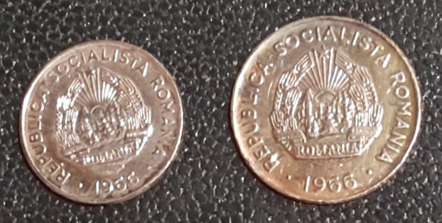 Romania 15 e 25 BANI, 1966, LOTTO N. 2 MONETE. - Foto 3